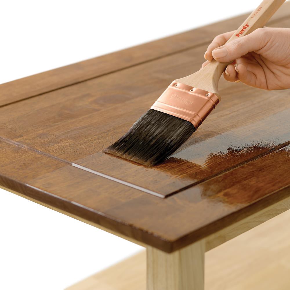 slide 3 of 6, Minwax One Coat Polyurethane Clear Semi-gloss Water-based Polyurethane (1-quart), 