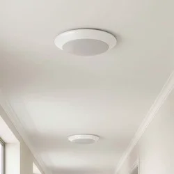 Project Source 7.4-in White Indoor 1 -Light LED Flush Mount Light 2 -Pack