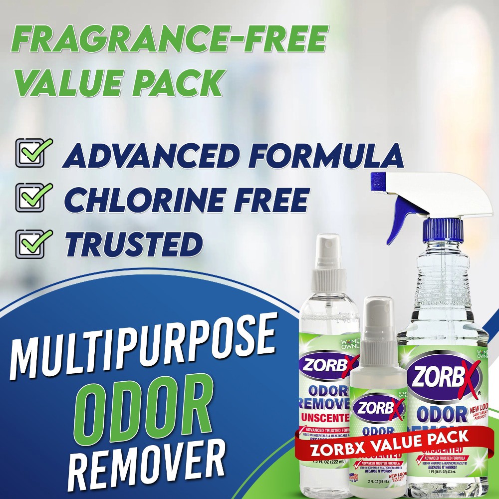 slide 5 of 6, ZORBX 25.5 -fl oz Unscented Odor eliminators, 1 ct