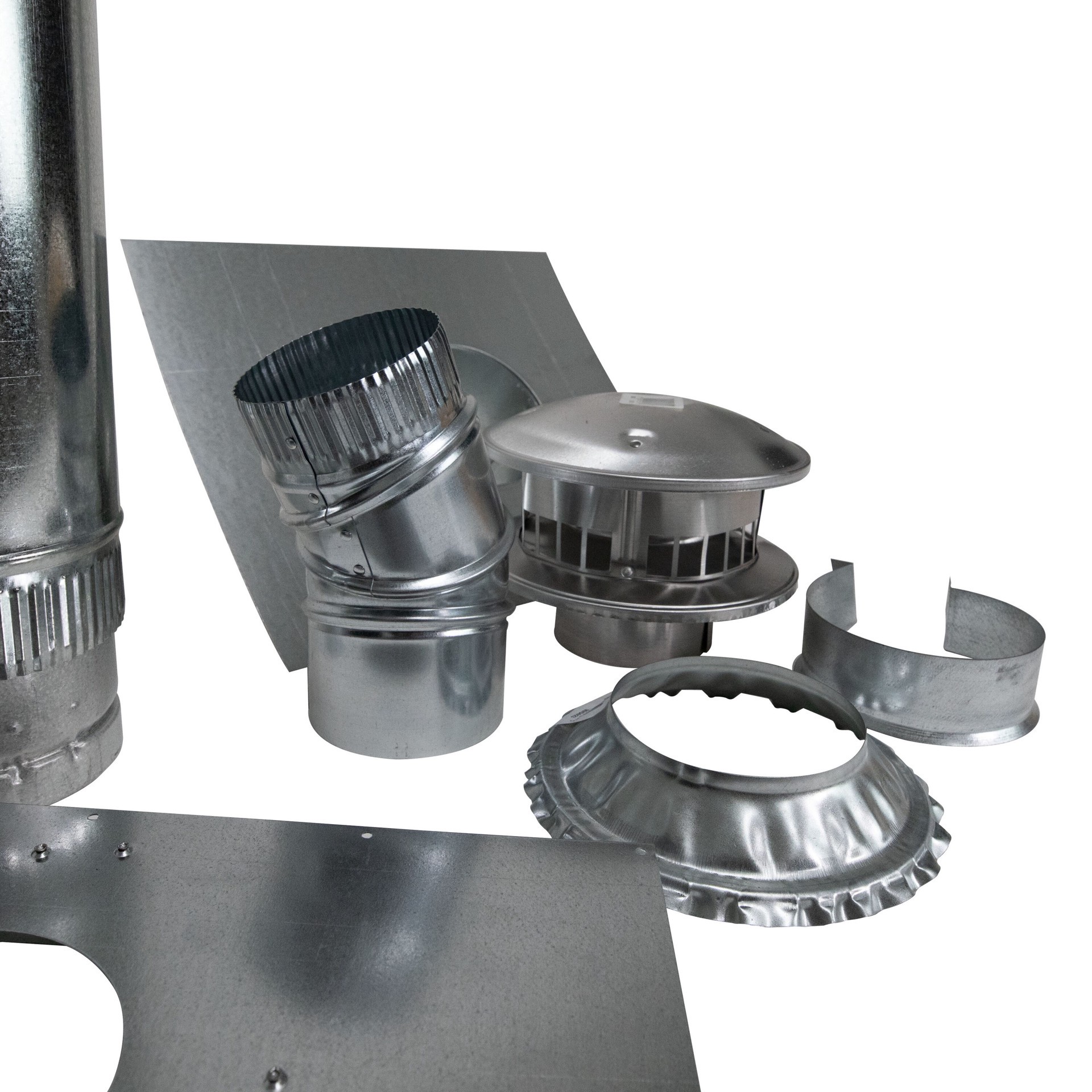 slide 3 of 6, Mr. Heater Big Maxx Category 1 Vertical 4 in Vent Kit Silver Steel Garage heater vent kit, 1 ct