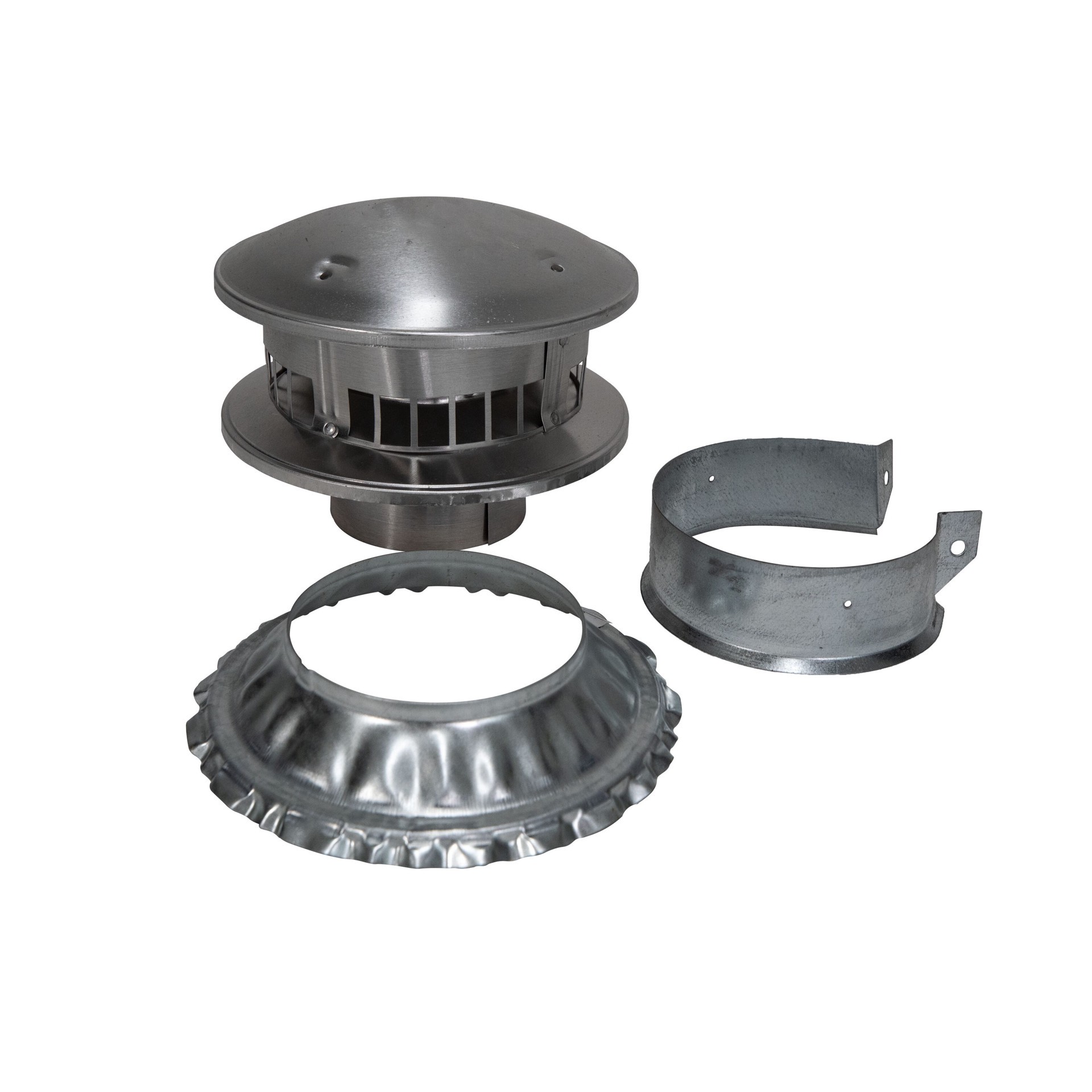 slide 4 of 6, Mr. Heater Big Maxx Category 1 Vertical 4 in Vent Kit Silver Steel Garage heater vent kit, 1 ct