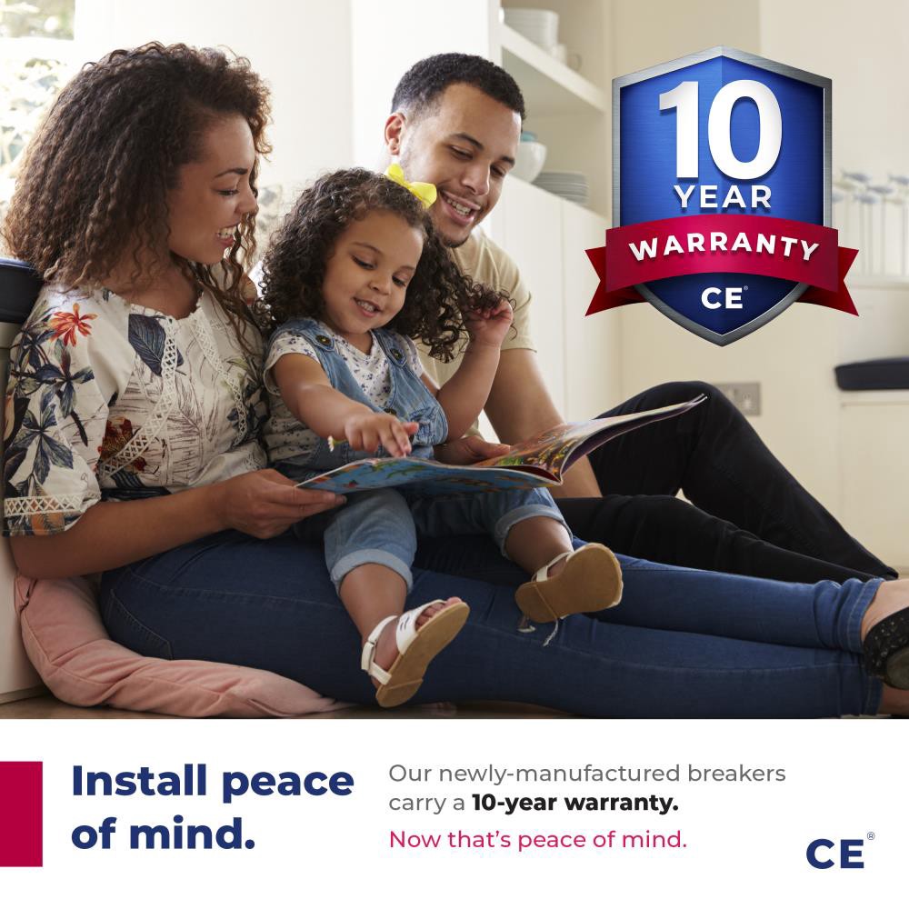 slide 4 of 4, Connecticut Electric 30-amp 1 -Pole Standard trip Plug-On Neutral Circuit Breaker, 1 ct