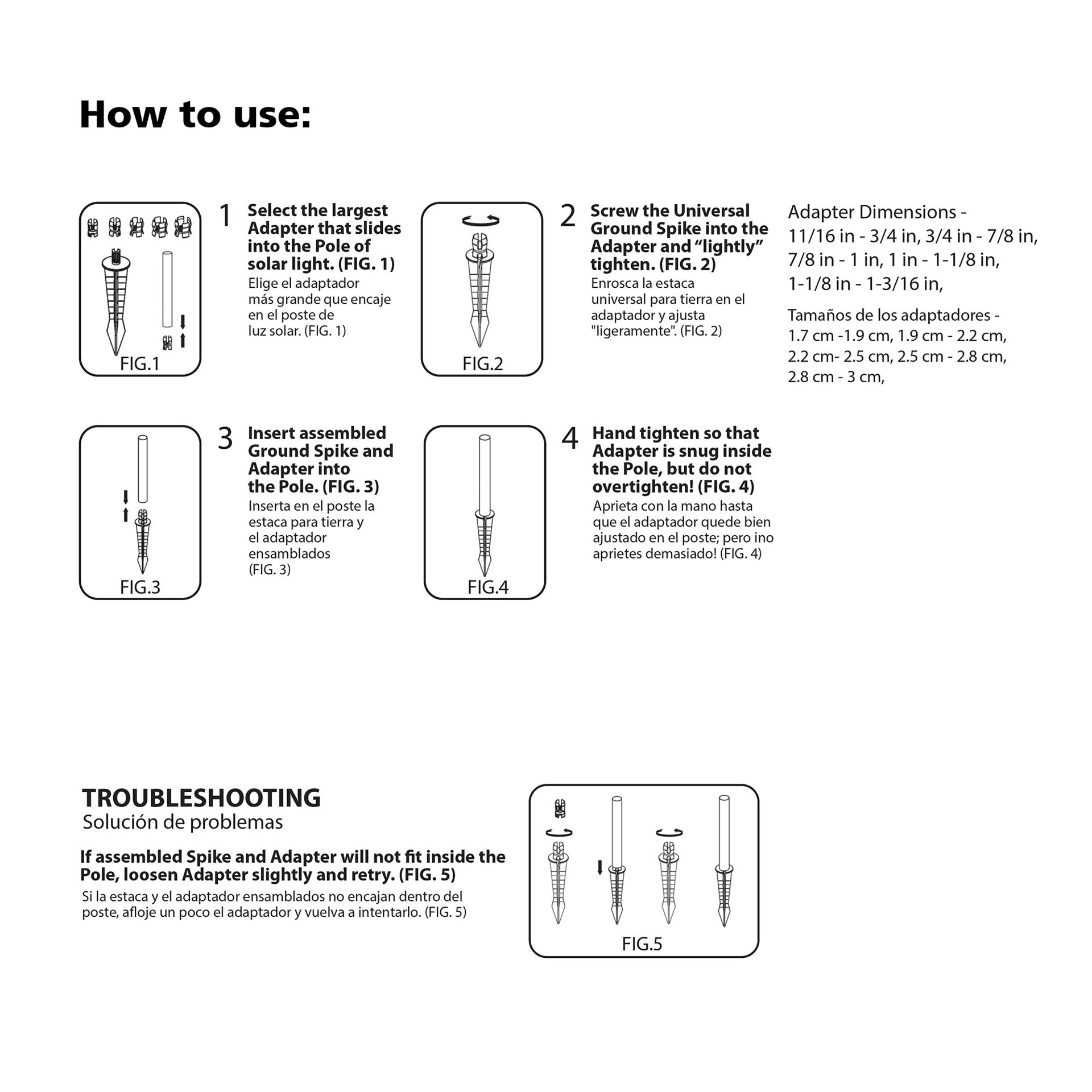 slide 5 of 6, Harbor Breeze 2 Pk Solar Replacement Stake, 1 ct