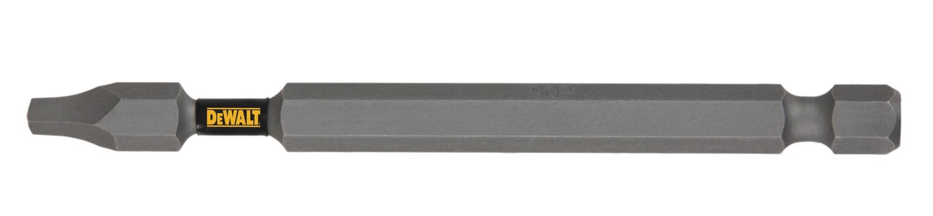 slide 3 of 3, DEWALT Tough Grip 3-1/2-in #2 Square/Robertson Screwdriver Bit, 1 ct