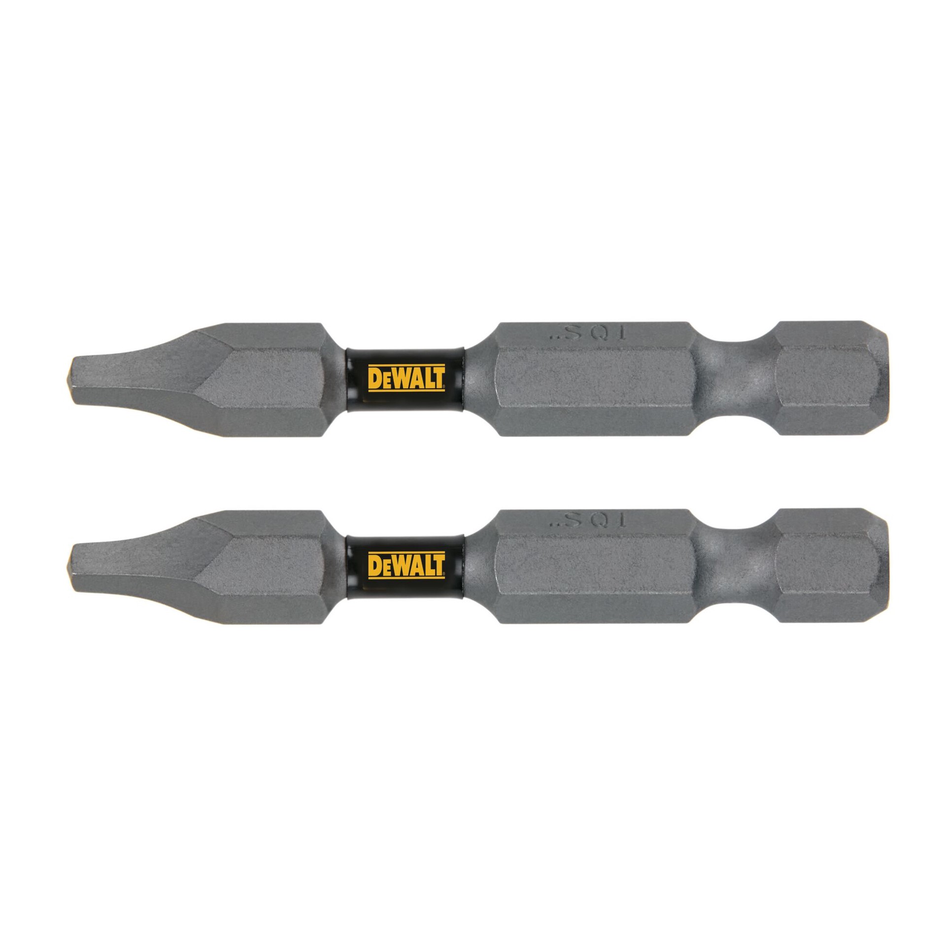 slide 2 of 6, DEWALT Tough Grip 2-in #1 Square/Robertson Screwdriver Bit (2-Piece), 1 ct