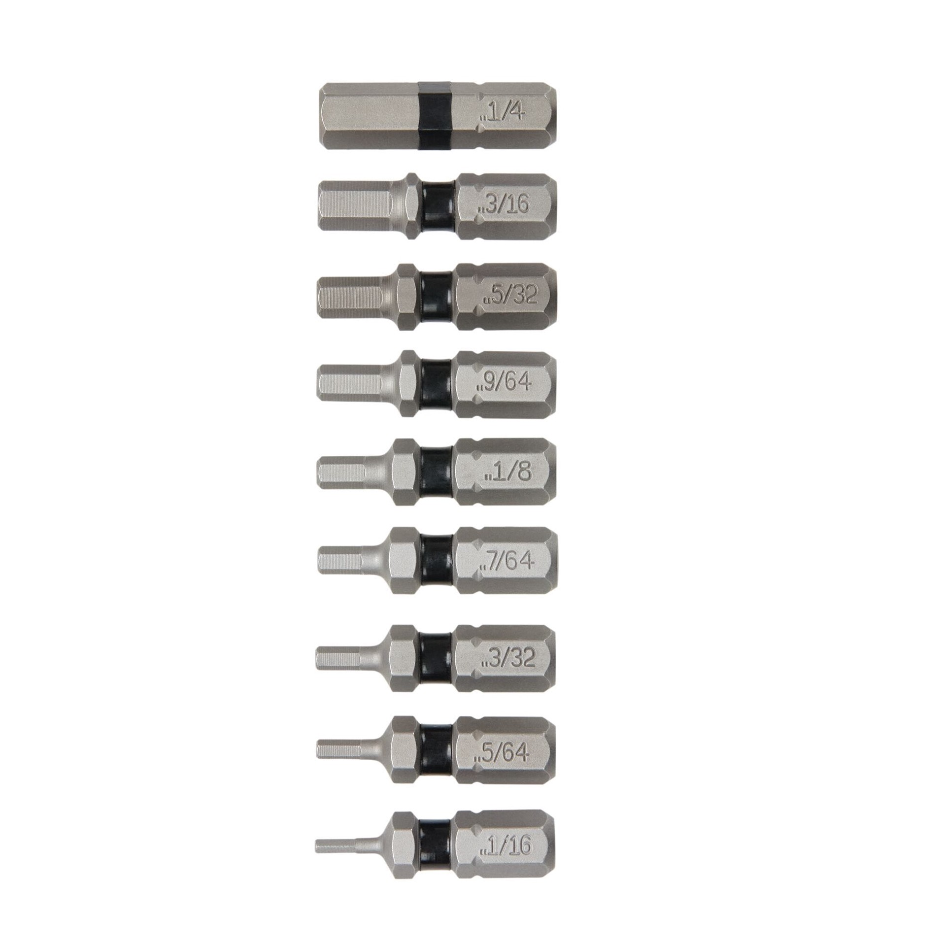 slide 3 of 6, DEWALT Tough Grip Screwdriver Bit Set (9-Piece), 1 ct