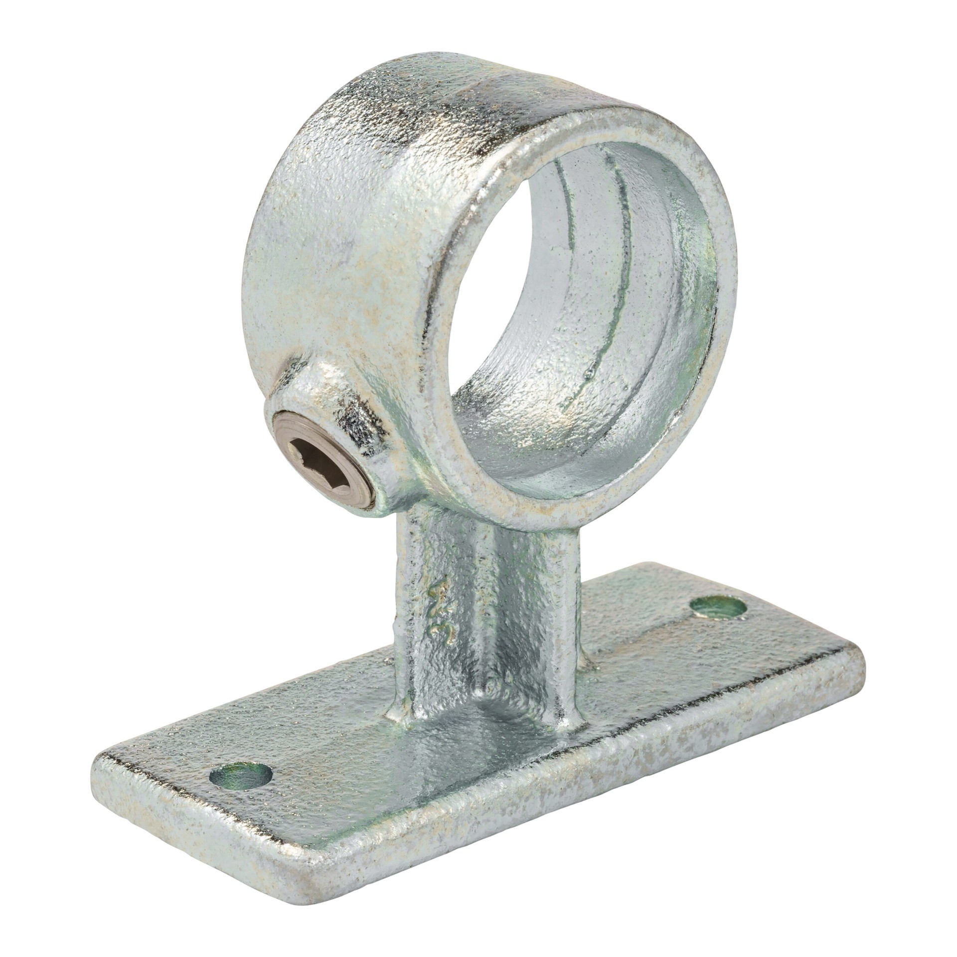slide 1 of 6, SteelTek 1-1/4-in Structural Galvanized Rail Support, 1 ct