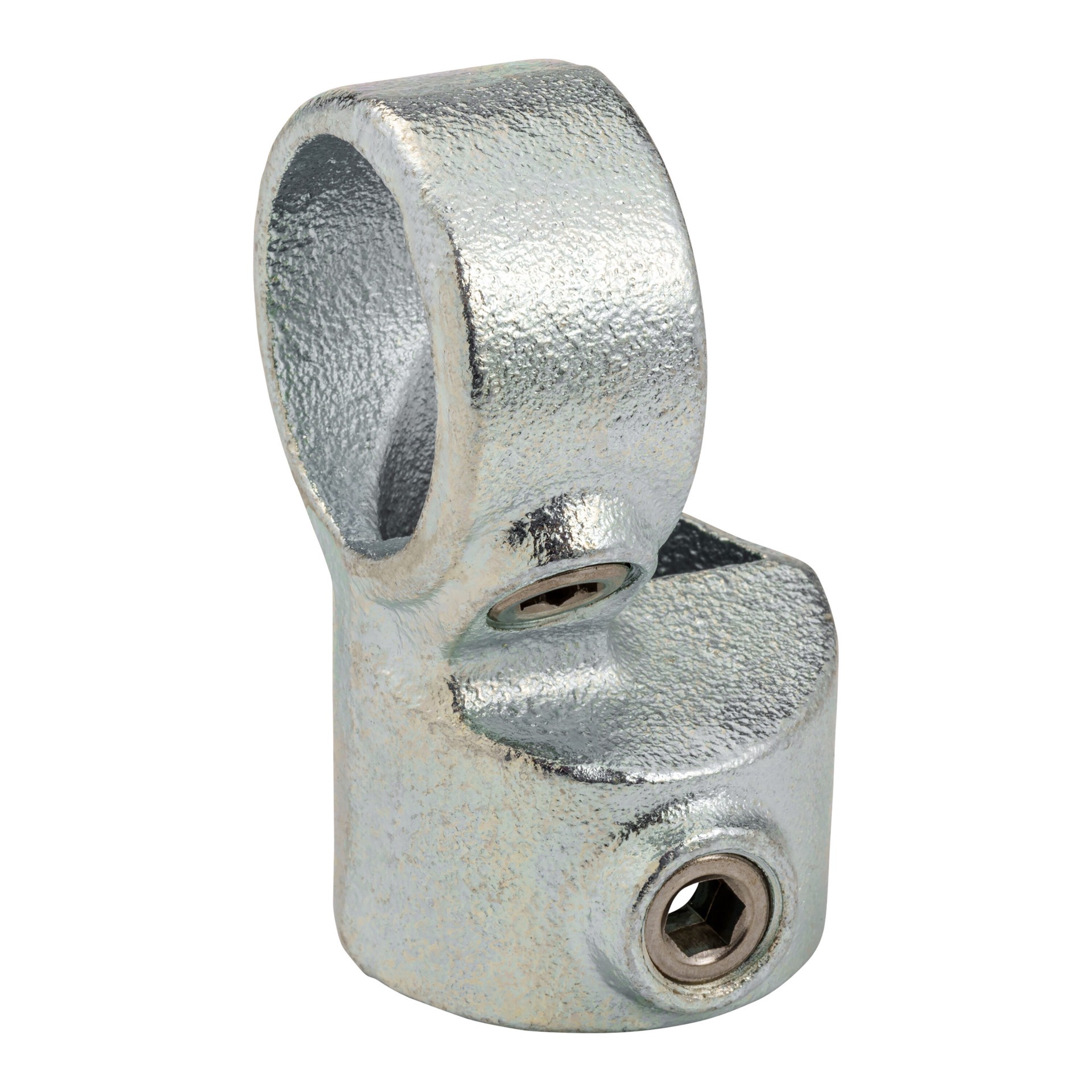 slide 1 of 6, SteelTek 1-1/4-in Structural Galvanized Adjustable Side Outlet, 1 ct