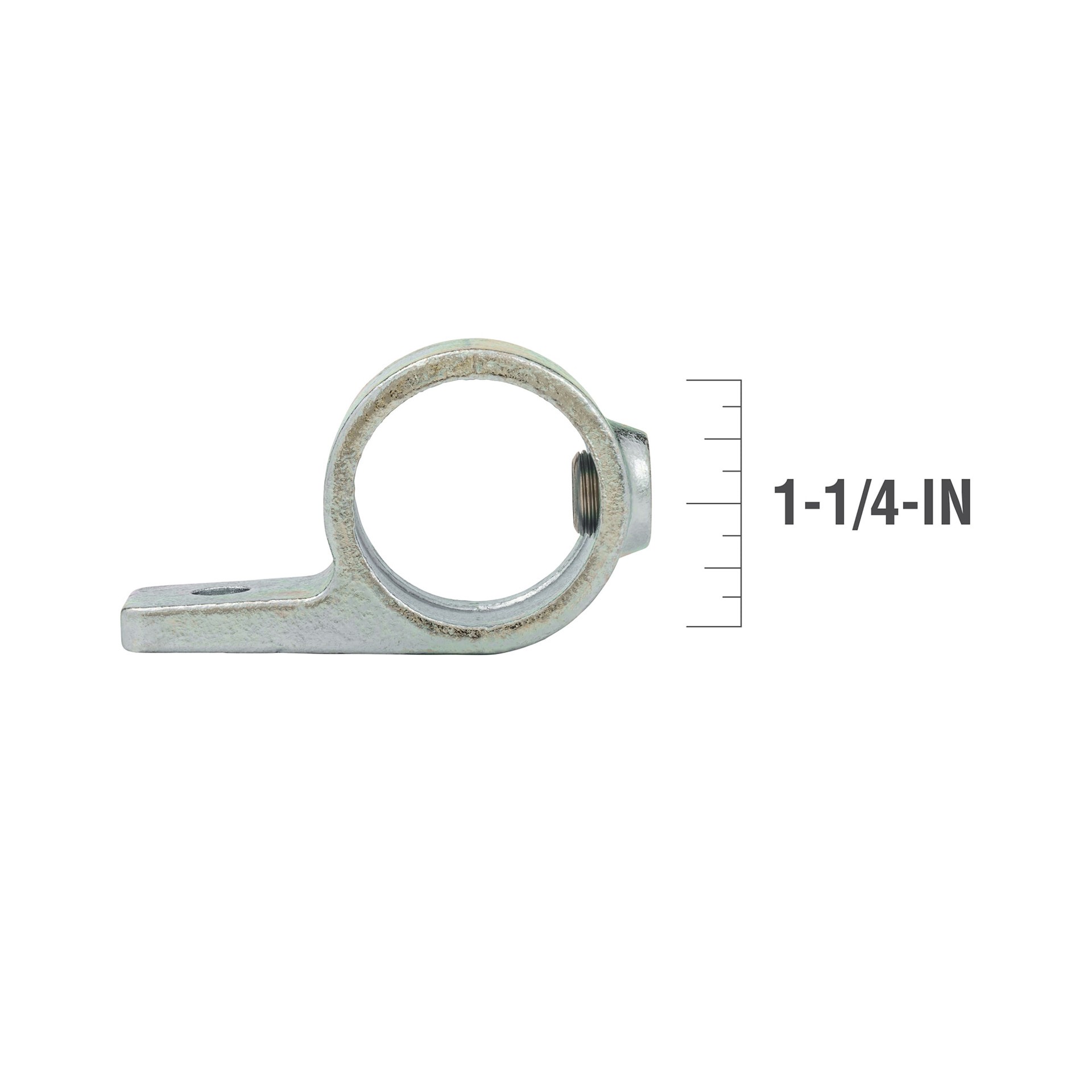 slide 4 of 6, SteelTek 1-1/4-in Structural Galvanized Offset Flange, 1 ct