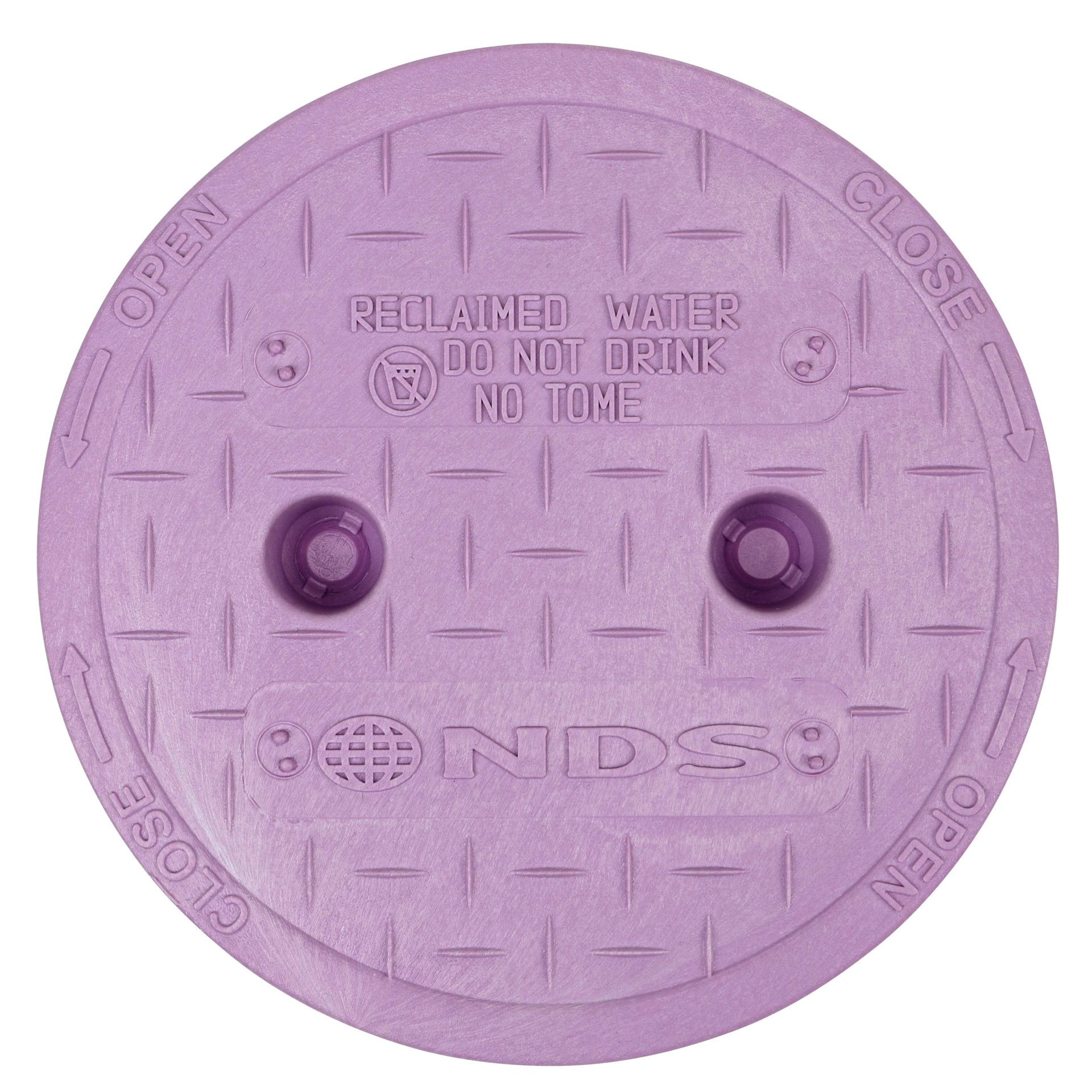 slide 4 of 6, NDS 6-in L x 6-in W x 9-in H Round Valve Box, 1 ct