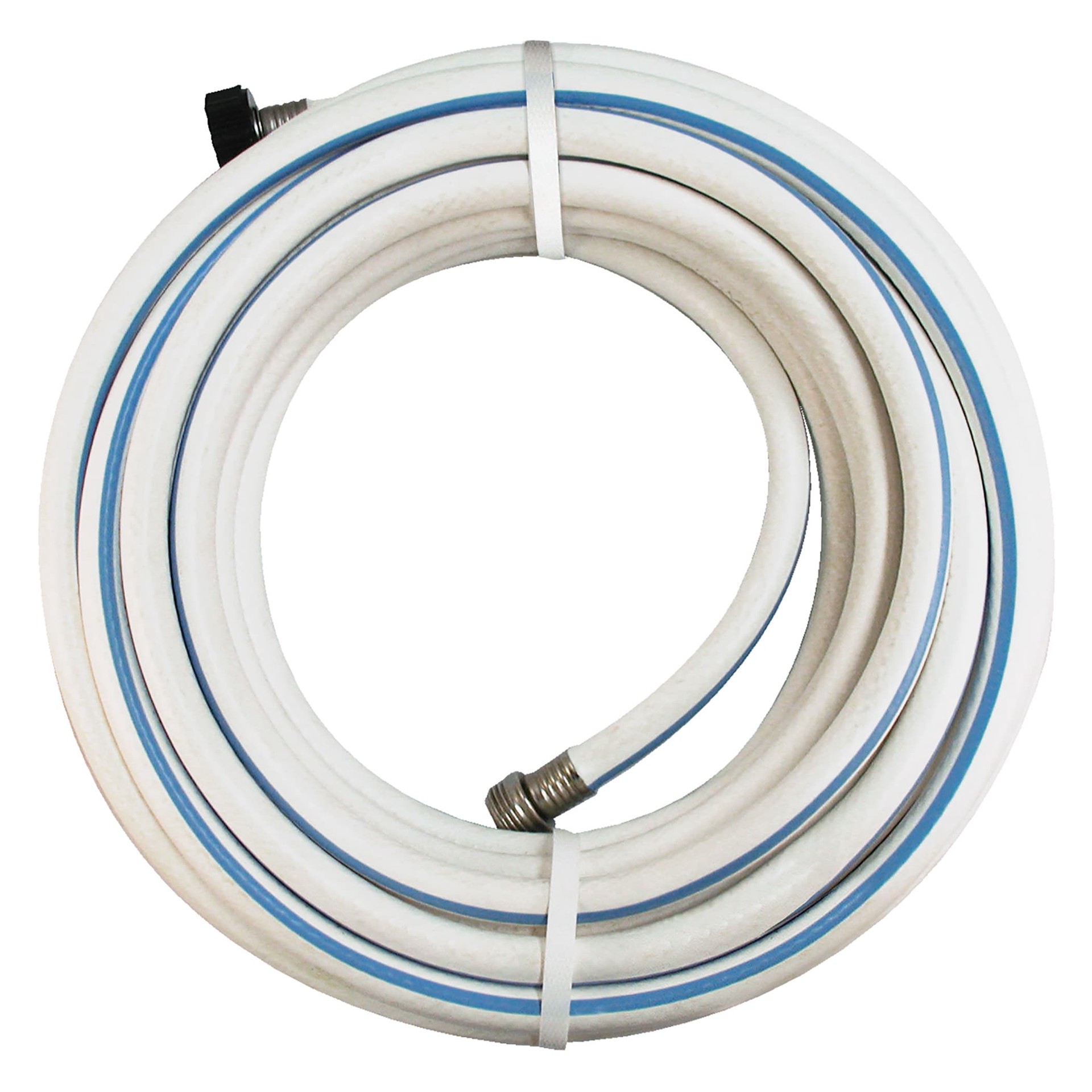 slide 2 of 6, Project Source 1/2-in x 25-ft Light -Duty Vinyl White Hose, 1 ct
