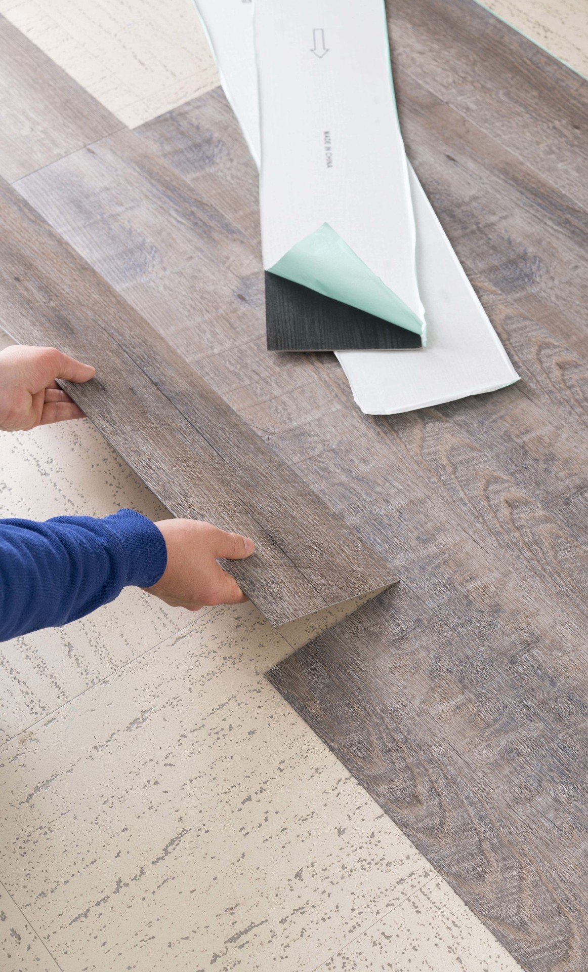 slide 2 of 6, Style Selections Driftwood 3-mil x 6-in W x 36-in L Peel and Stick Luxury Vinyl Plank Flooring ( 1.5-sq ft Piece ), 1 ct
