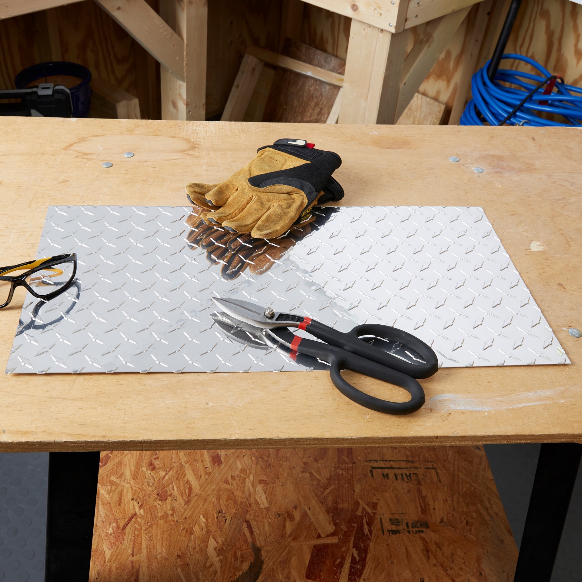 slide 5 of 6, M-D 12-in x 24-in Aluminum Decorative Sheet Metal, 1 ct