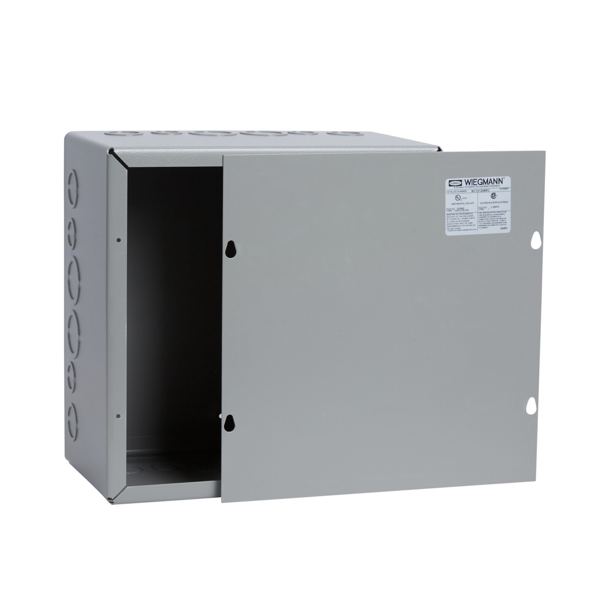 slide 2 of 6, Hubbell WIEGMANN Metal Weatherproof New work/Old work Enclosure Electrical Box, 1 ct