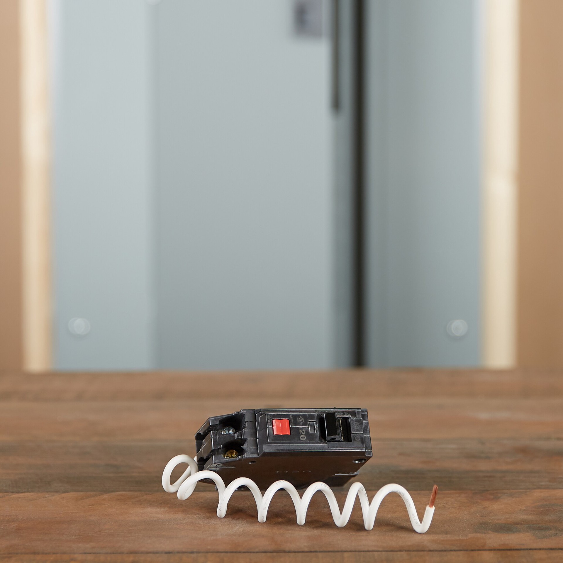 slide 3 of 6, GE 20-amp 1 -Pole GFCI Circuit Breaker, 1 ct