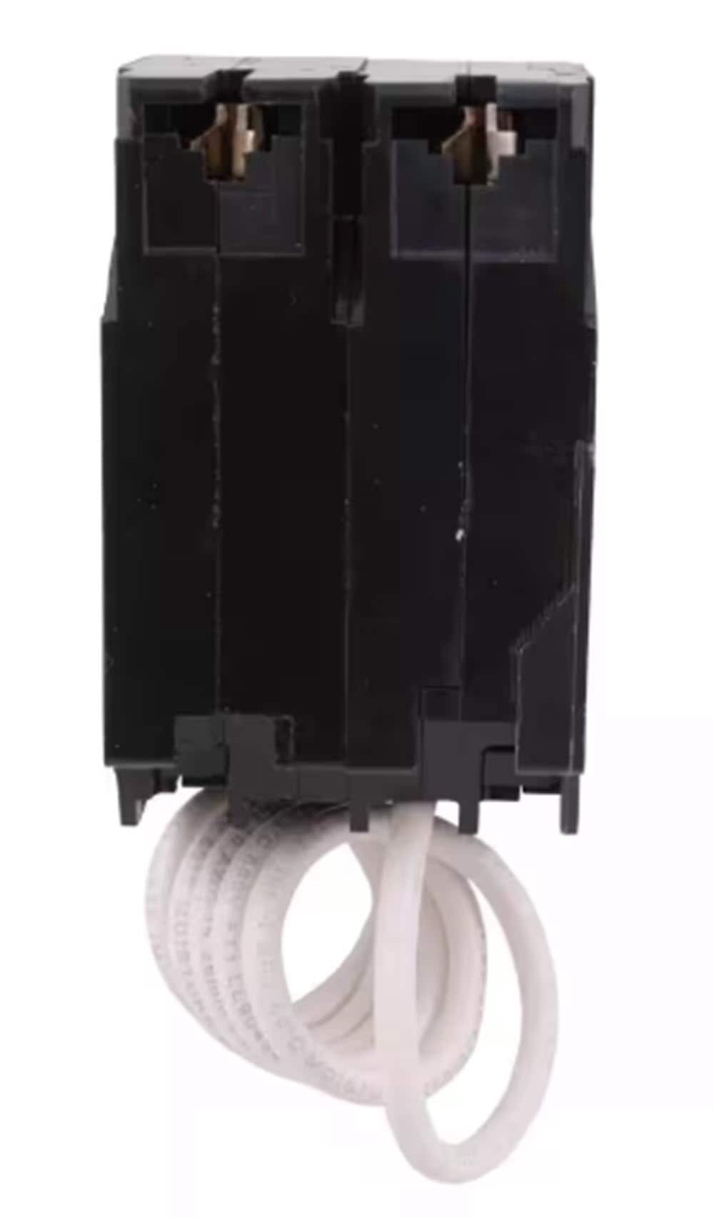 slide 4 of 4, GE 20-amp 2 -Pole GFCI Circuit Breaker, 1 ct