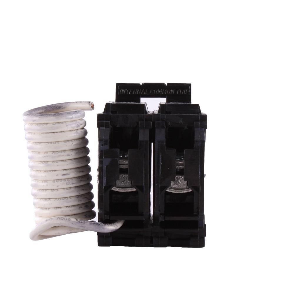 slide 5 of 6, GE 30-amp 2 -Pole GFCI Circuit Breaker, 1 ct