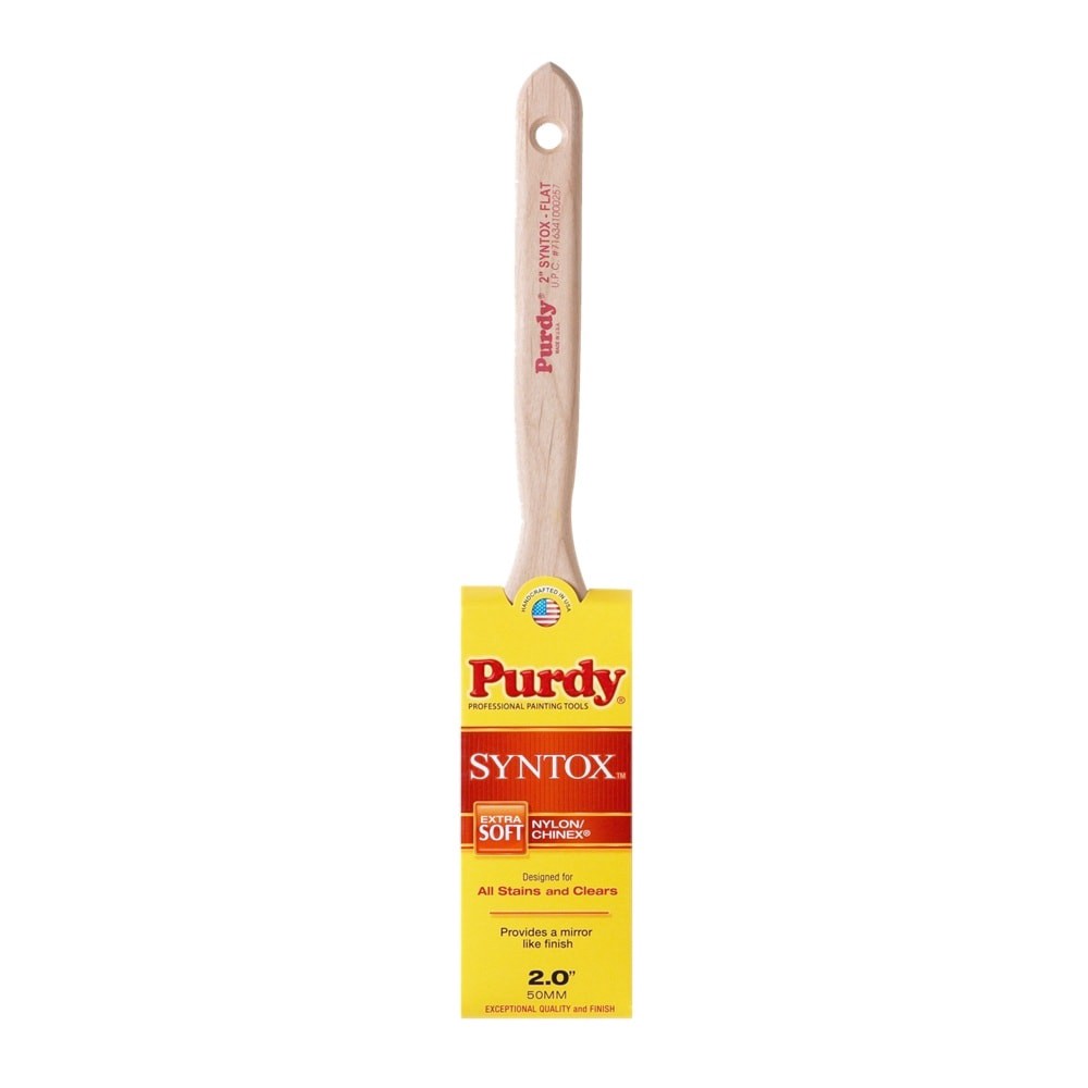 slide 1 of 6, Purdy Syntox 2-in Reusable Flat Specialty Craft Brush, 1 ct
