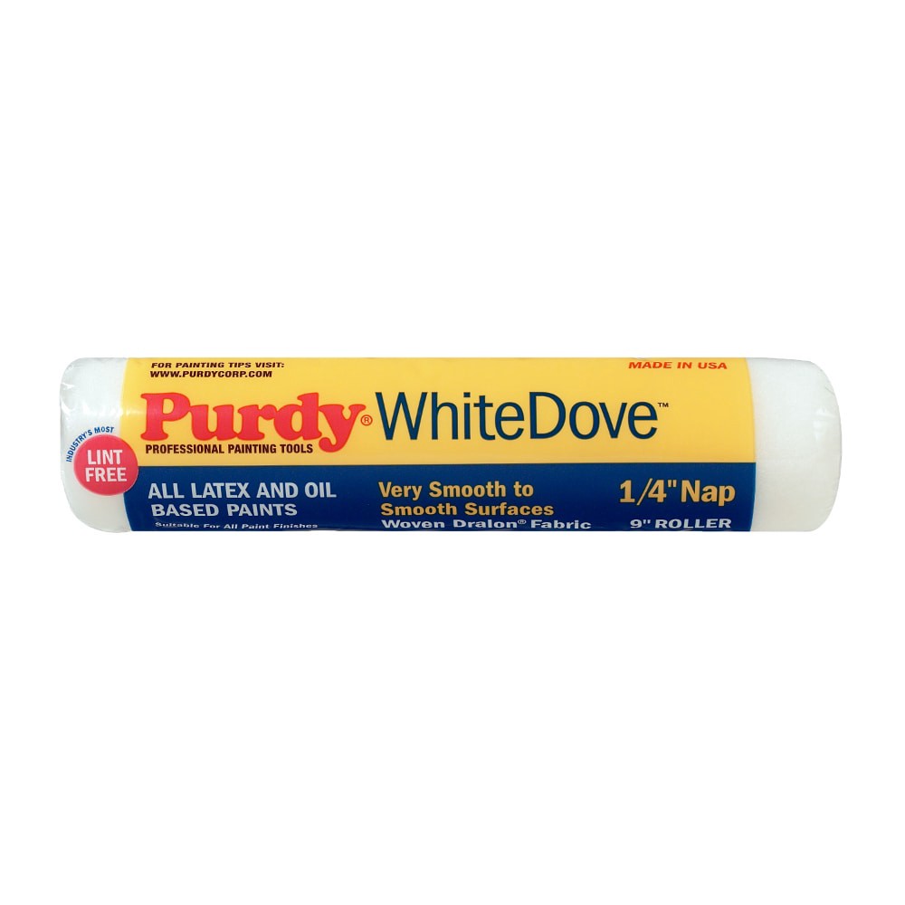 slide 1 of 6, Purdy 9-in x 1/4-in Nap WhiteDove Standard Woven Paint Roller Cover, 1 ct