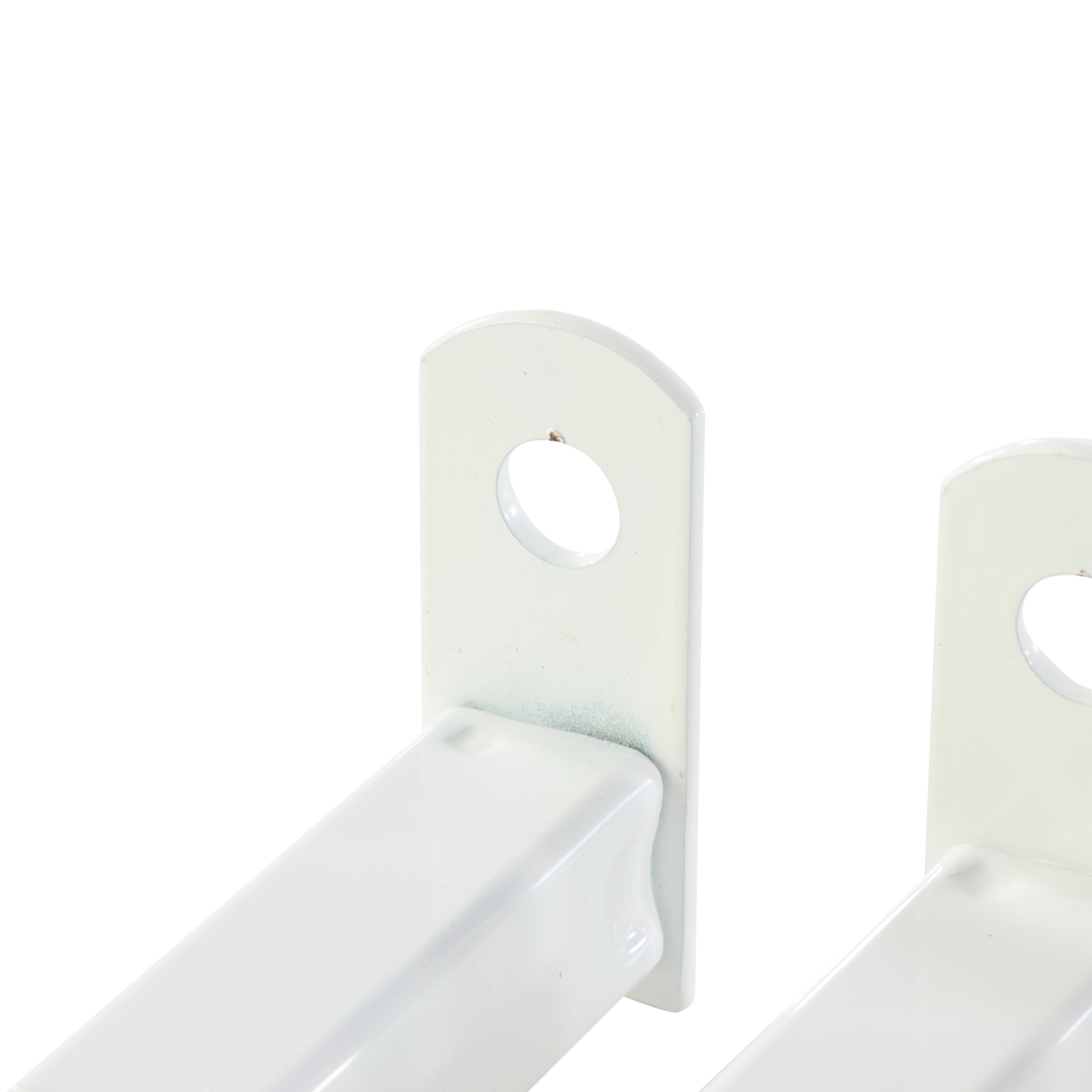 slide 4 of 6, Merchants Metals 1-in White Galvanized steel For Multiple Fence Types 4 -Pack, 1 ct