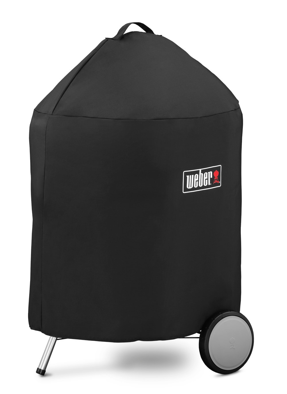 slide 1 of 5, Weber 25-in W x 35-in H Black Charcoal Grill Cover, 1 ct