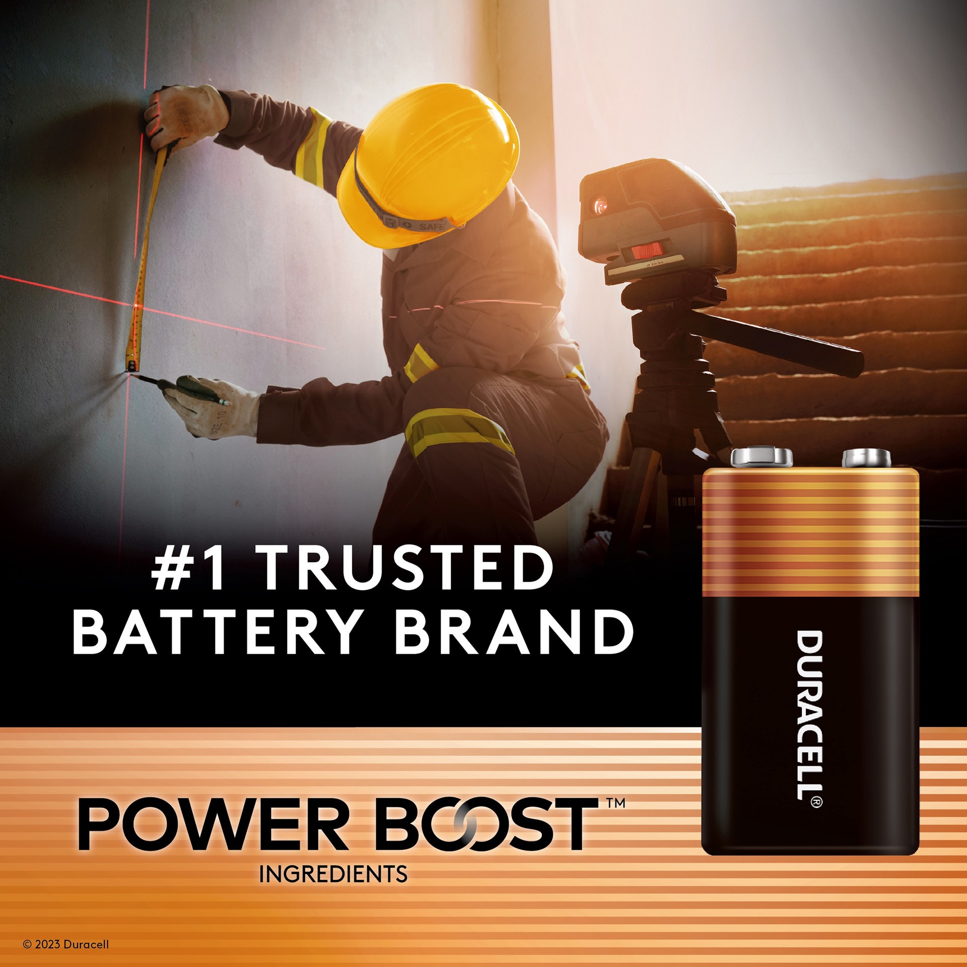 slide 4 of 5, Duracell Coppertop Alkaline 9-Volt Batteries 2 -Pack, 1 ct