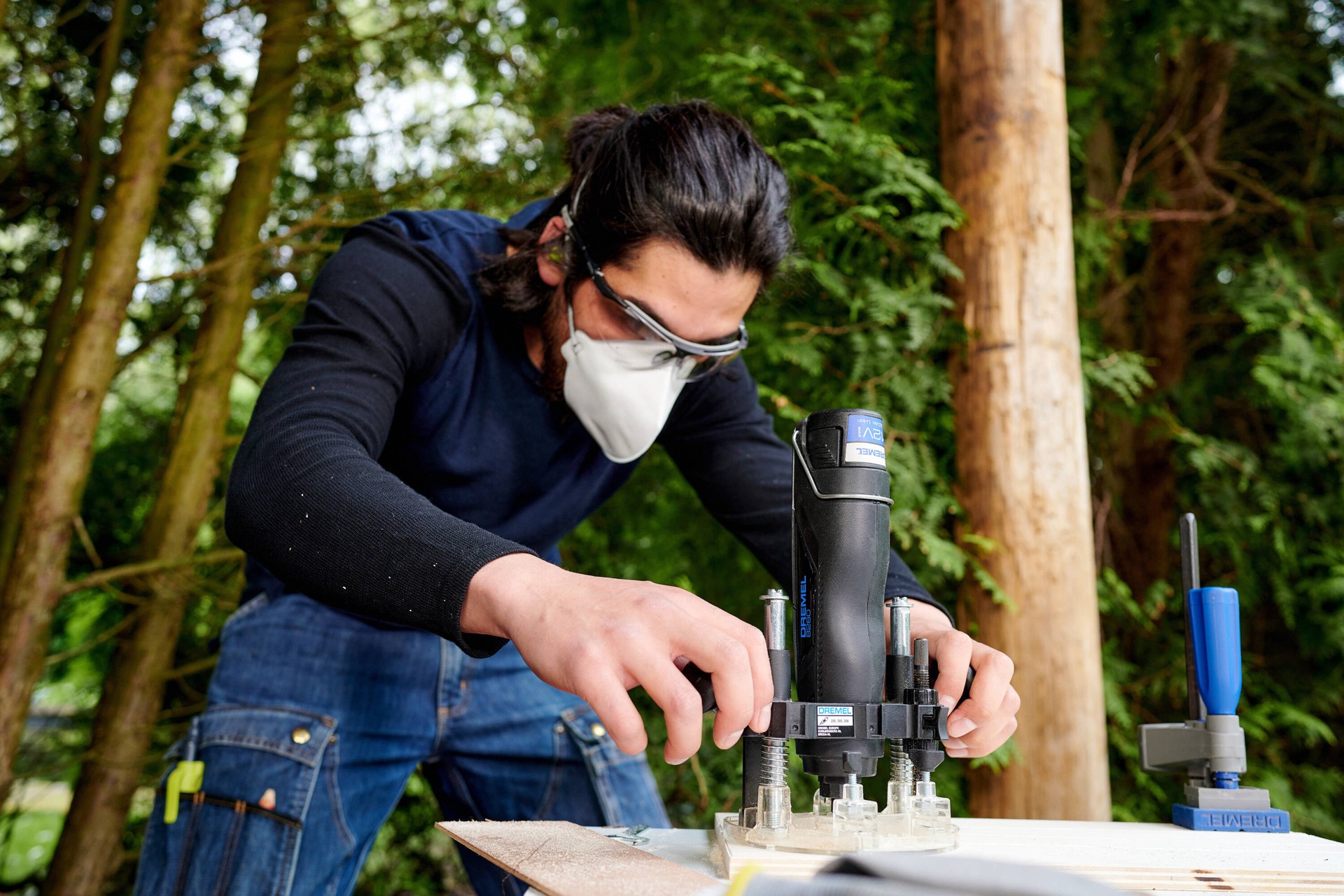 slide 5 of 5, Dremel 1/8-in Rotary Tool Plunge router, 1 ct