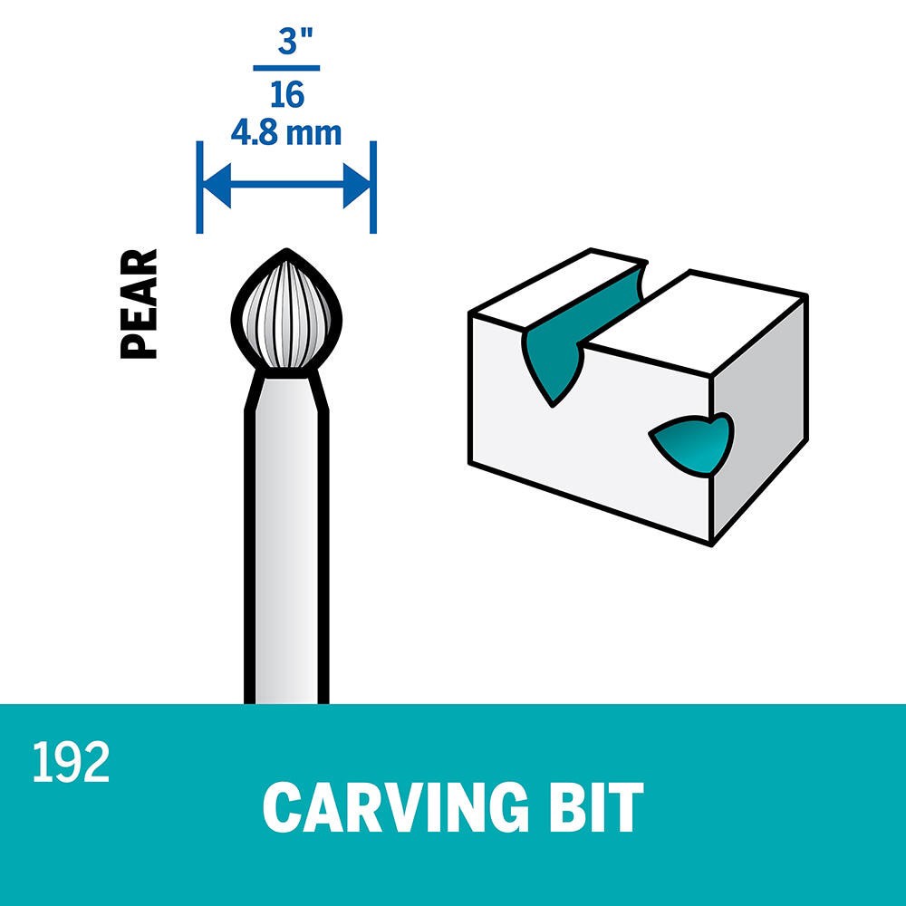 slide 2 of 5, Dremel 2 -Piece Steel 3/16-in Cutting Bit Accessory, 1 ct