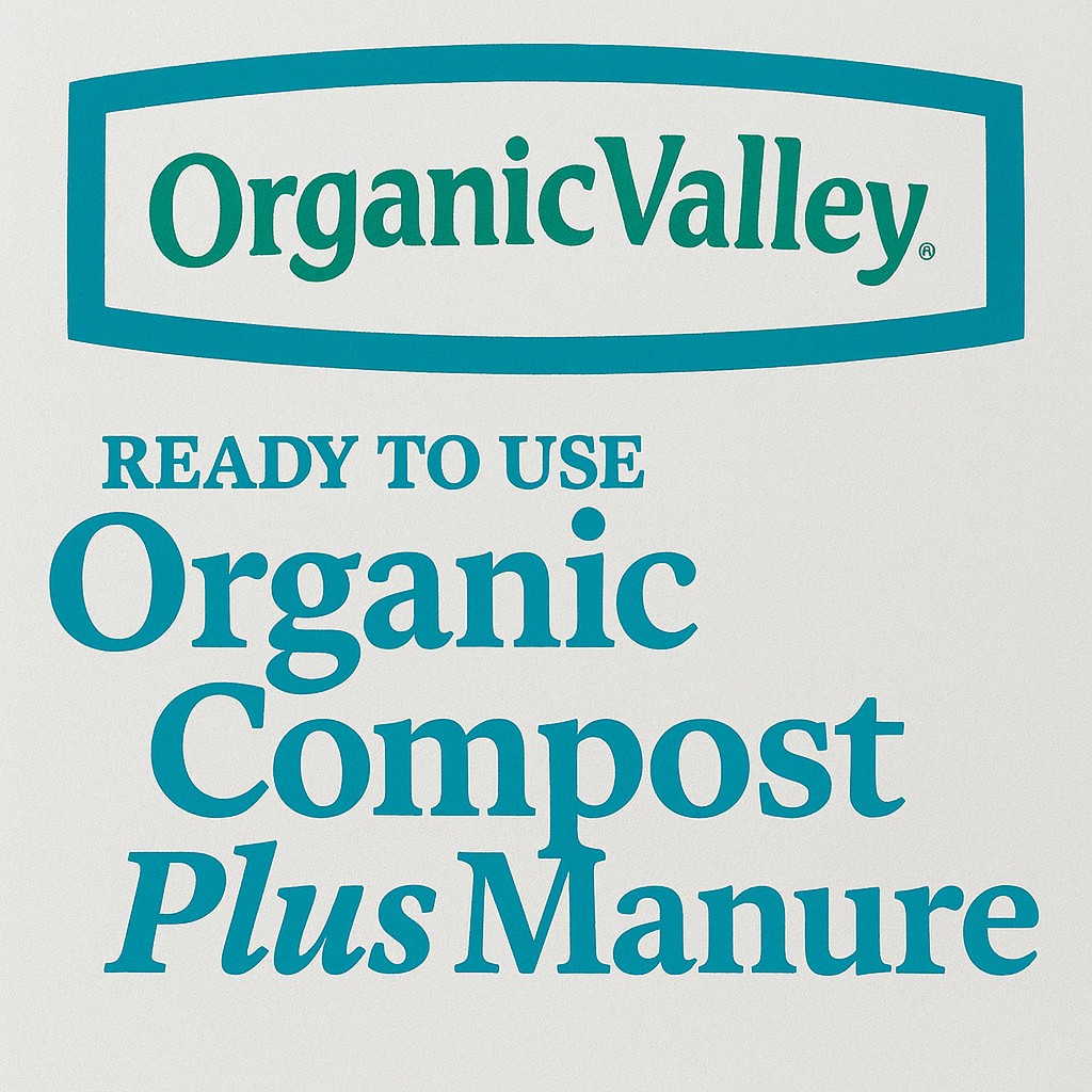 slide 5 of 5, Organic Valley 40 pounds Compost and manure Provides organic nutrients, 1 ct