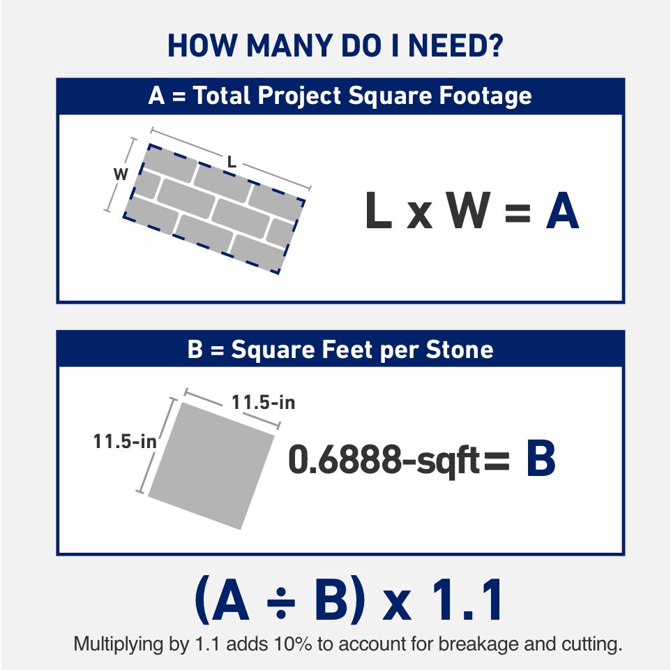 slide 3 of 4, 12-in L x 12-in W x 2-in H Irregular Santa Fe Concrete Patio stone, 1 ct