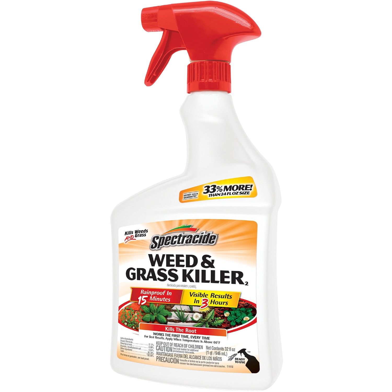slide 1 of 6, Spectracide Ready-to-Use 32 -oz Trigger spray Weed and Grass Killer, 1 ct