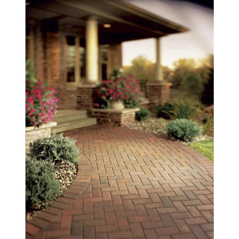 slide 6 of 6, 8-in L x 4-in W x 3-in H Rectangle Autumn blend Concrete Paver, 1 ct
