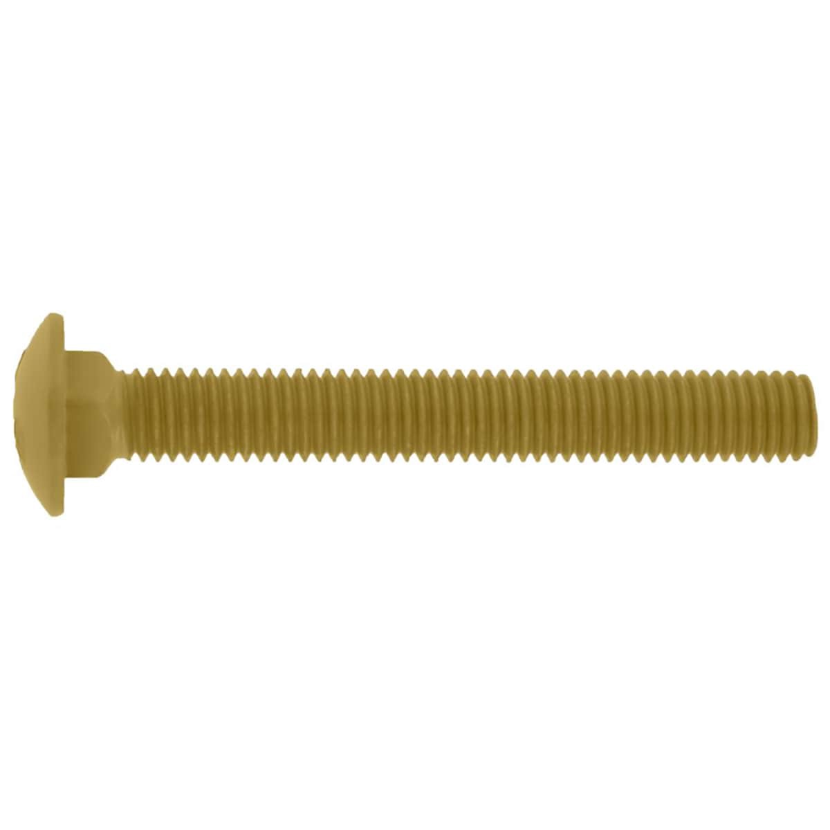 slide 1 of 5, Deck Plus 1/2-in x 6-in Coated Coarse Thread Exterior Carriage Bolt, 1 ct