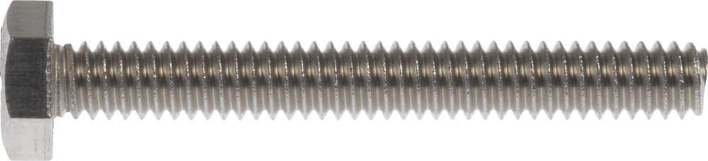 slide 3 of 6, Hillman 1/4-in x 4-in Stainless Coarse Thread Hex Bolt (2-Count), 1 ct