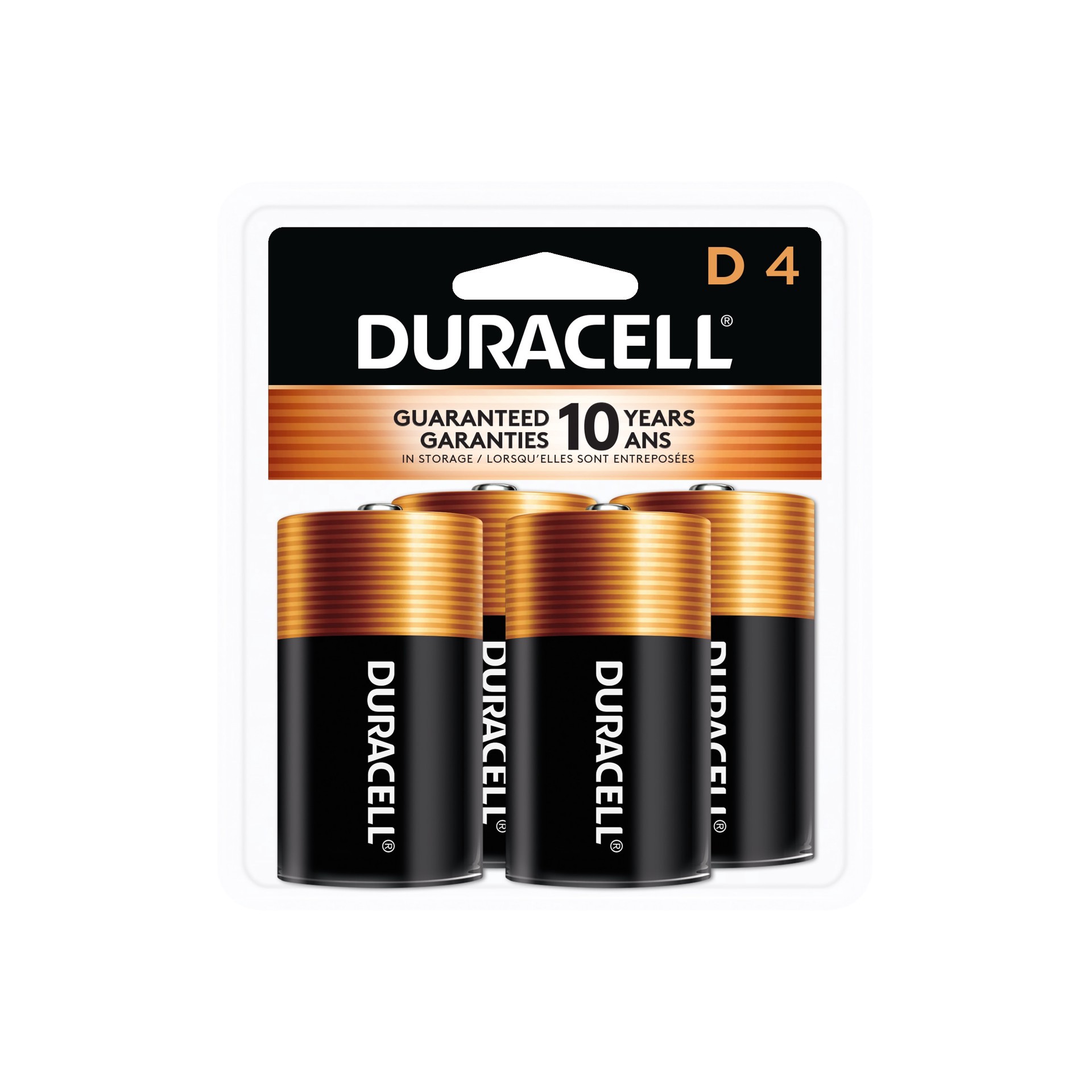 slide 1 of 6, Duracell Coppertop Alkaline D Batteries ( 4 -Pack ), 1 ct