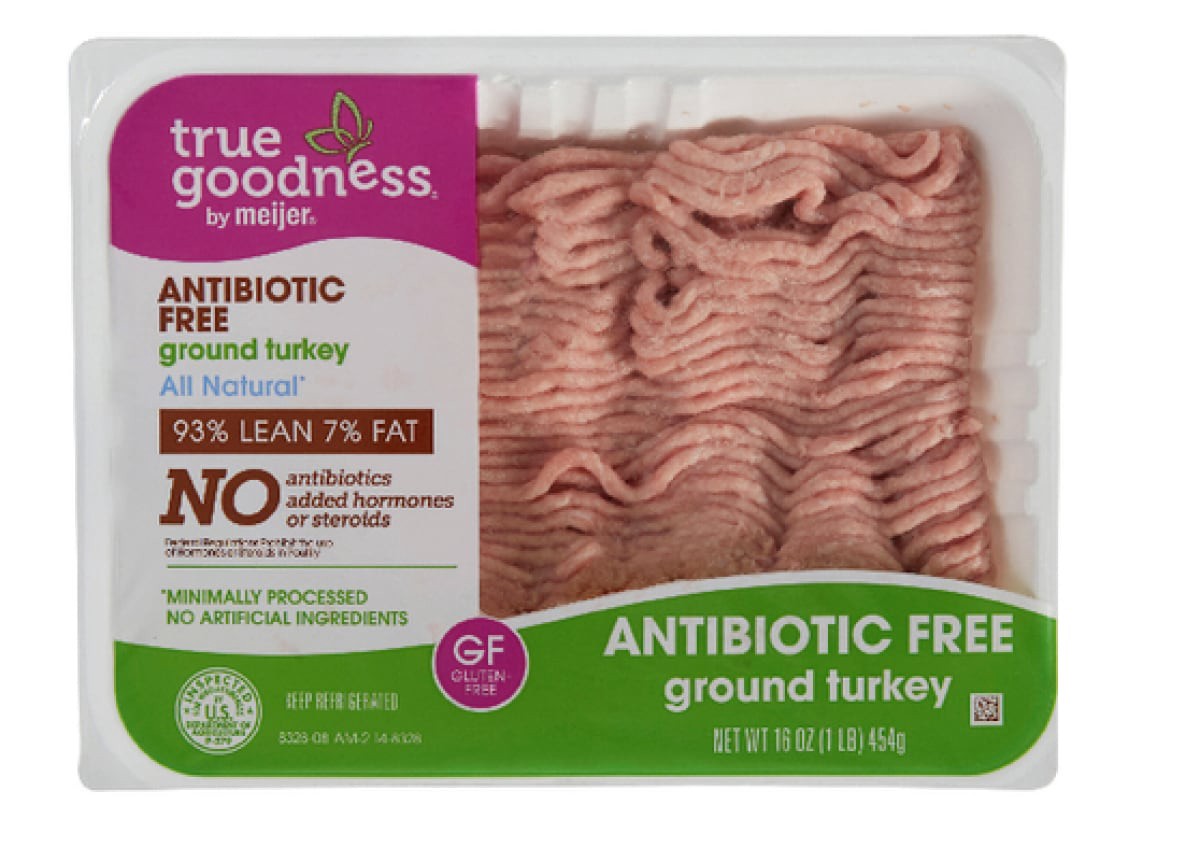 slide 1 of 21, True Goodness 93% Lean Fresh Antibiotic Free Ground Turkey, 16 oz