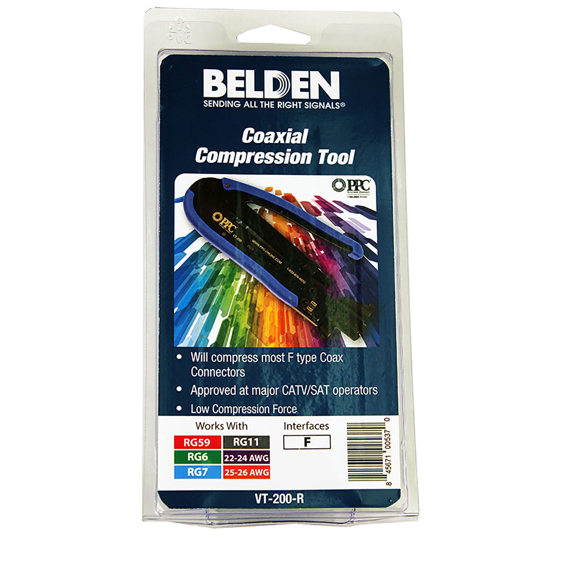 slide 2 of 2, Belden Belden Tools VT Compression tool, 1 ct