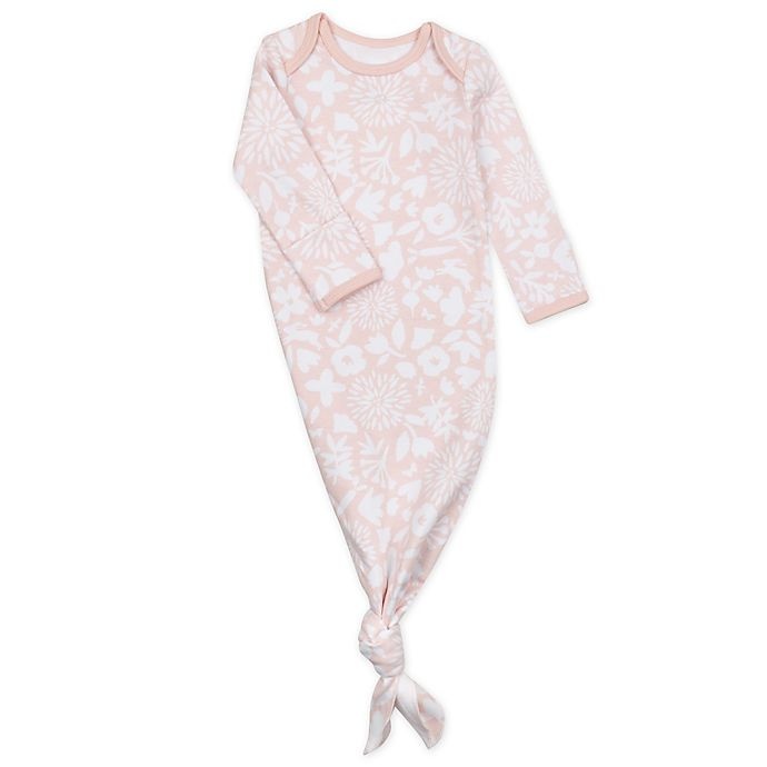 slide 2 of 4, Mac & Moon Baby Gown - Bunny Floral Print, 2 ct