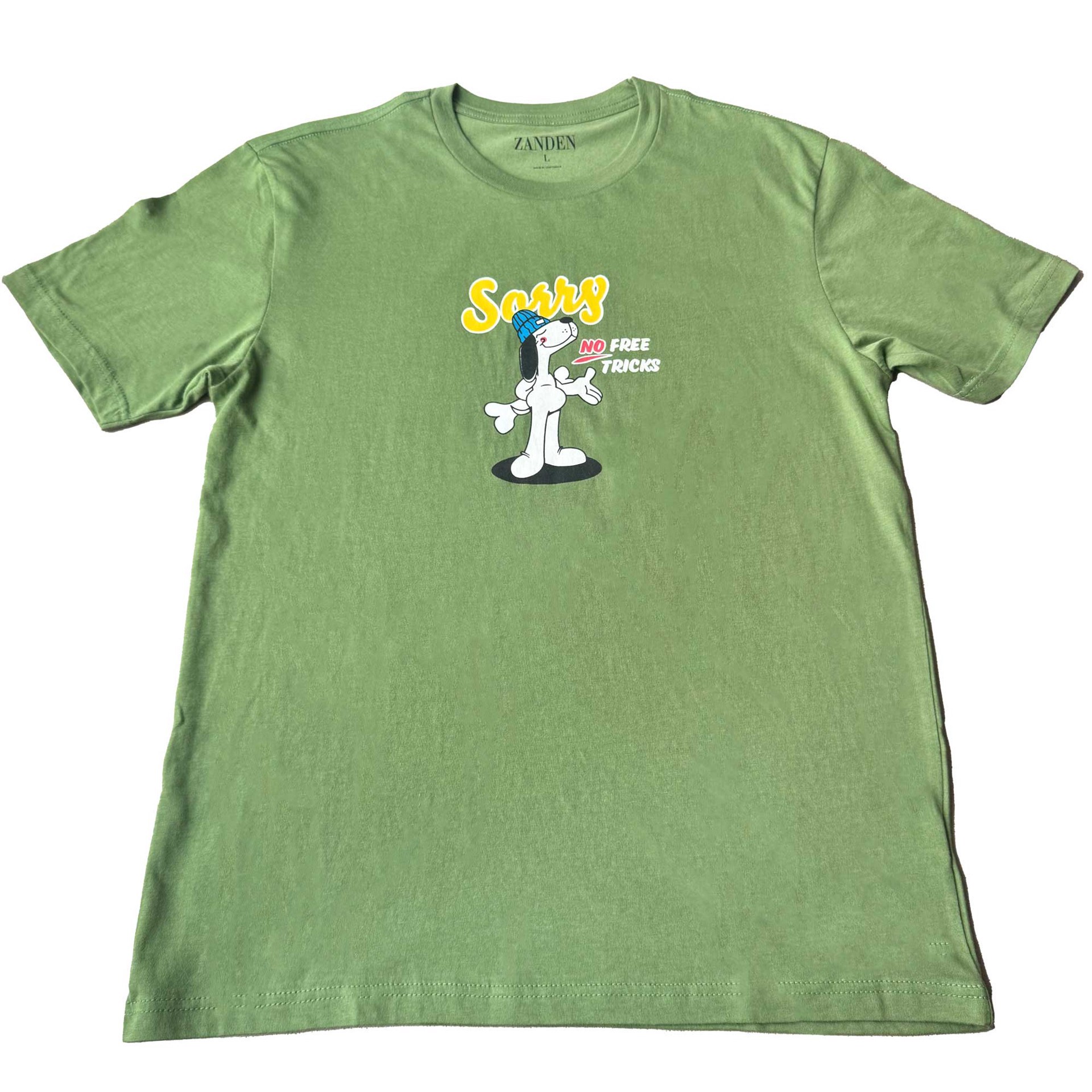 slide 1 of 1, Zanden No Free Tricks Adult T-Shirt, Large, LG