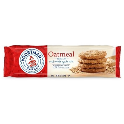 slide 1 of 1, Voortman Bakery Oatmeal Cookies, 12.3 oz