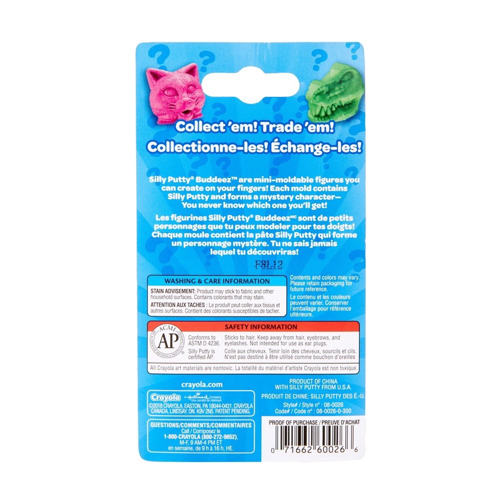 slide 3 of 5, Crayola Silly Putty Buddeez, 1 ct