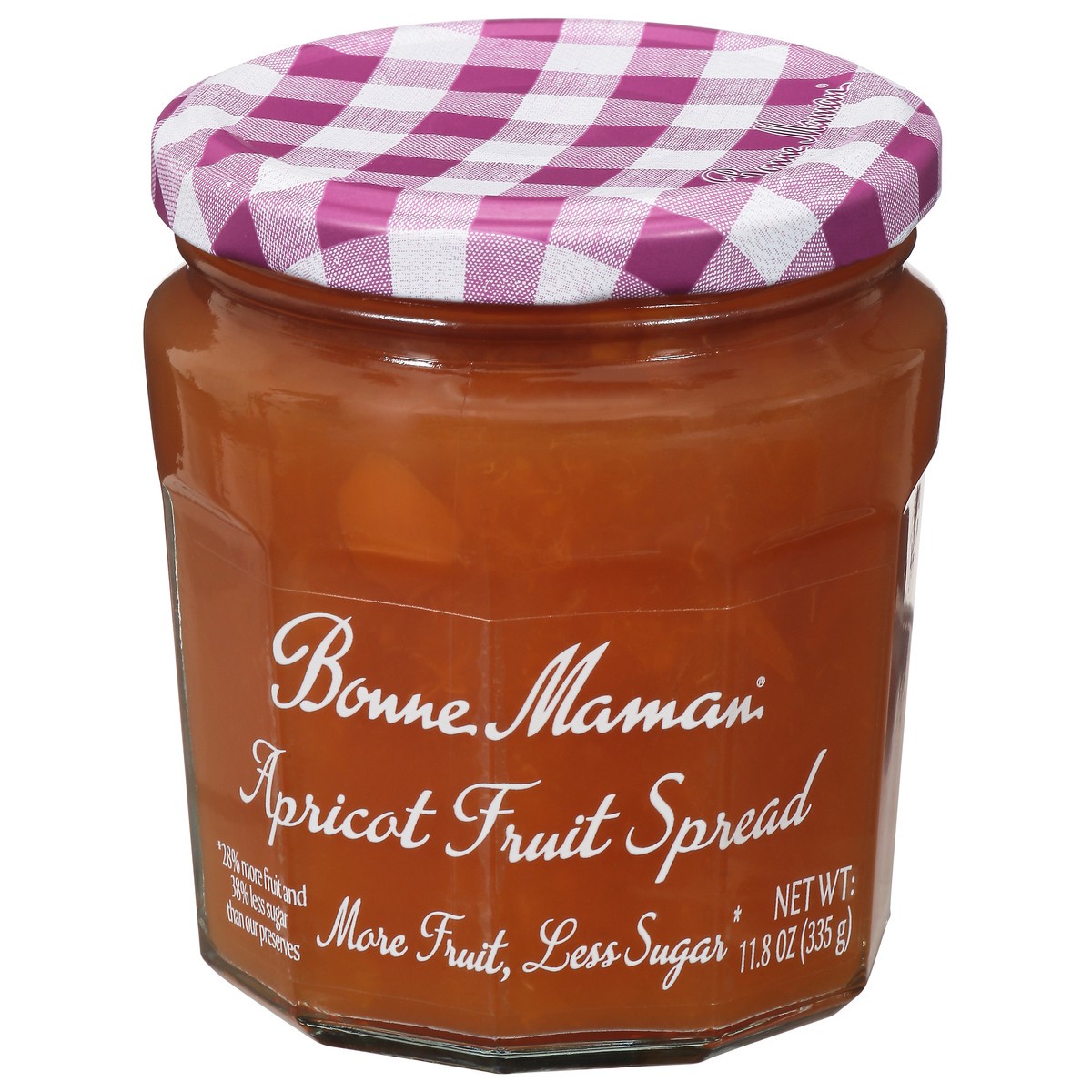 slide 1 of 9, Bonne Maman Apricot Fruit Spread, 11.8 oz