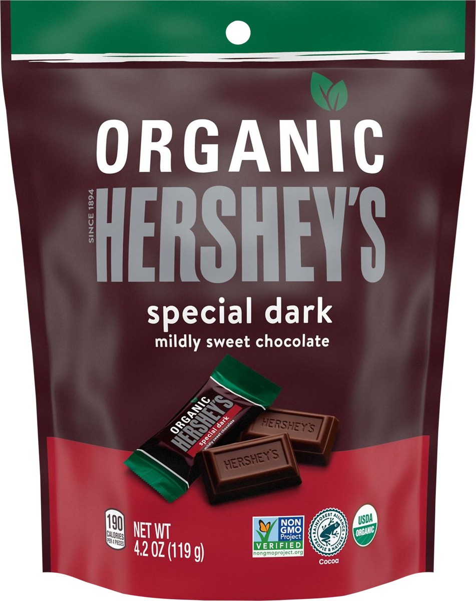 slide 2 of 3, Hershey's Organic Bar Special Dark Choc, 4.2 oz