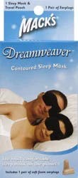 Mack's Dreamweaver Contoured Sleep Mask With Ear Plugs