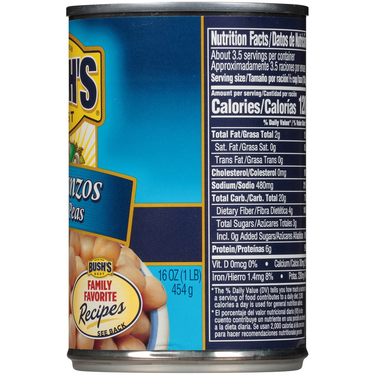 slide 12 of 12, Bush's Best Bush's Chick Peas 16 oz, 16 oz