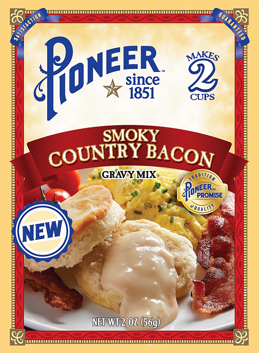 slide 2 of 7, Pioneer Smoky Country Bacon Gravy Mix 2 oz, 2 oz