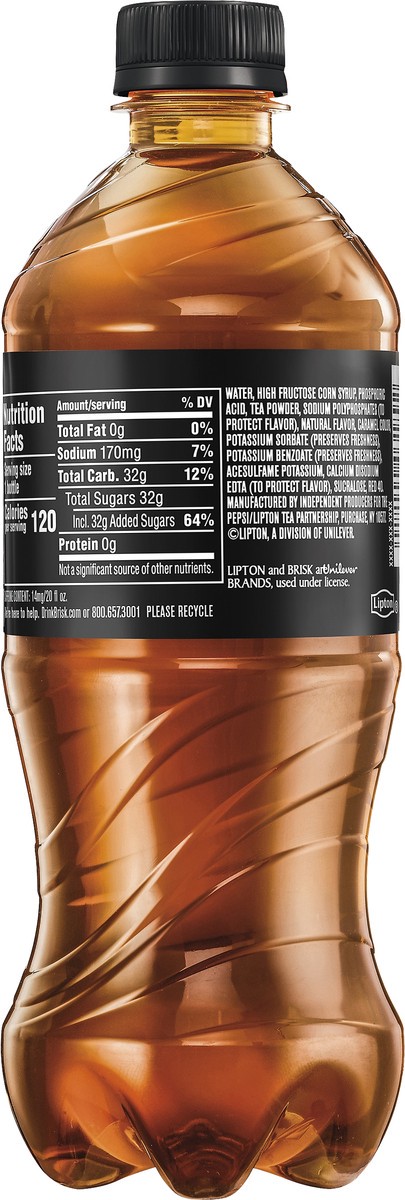 slide 2 of 7, Brisk Sweet Tea Iced Tea - 20 oz, 20 oz