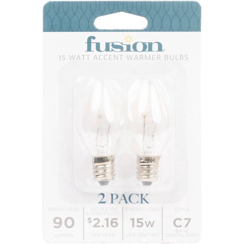 slide 1 of 3, Scentsationals Fusion Accent In Warmer Bulbs 15 Watt, 2 ct