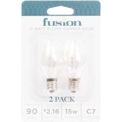 Scentsationals Fusion Accent In Warmer Bulbs 15 Watt