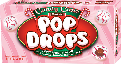 slide 1 of 1, Tootsie Roll Candy Cane Pop Drops, 3.5 oz